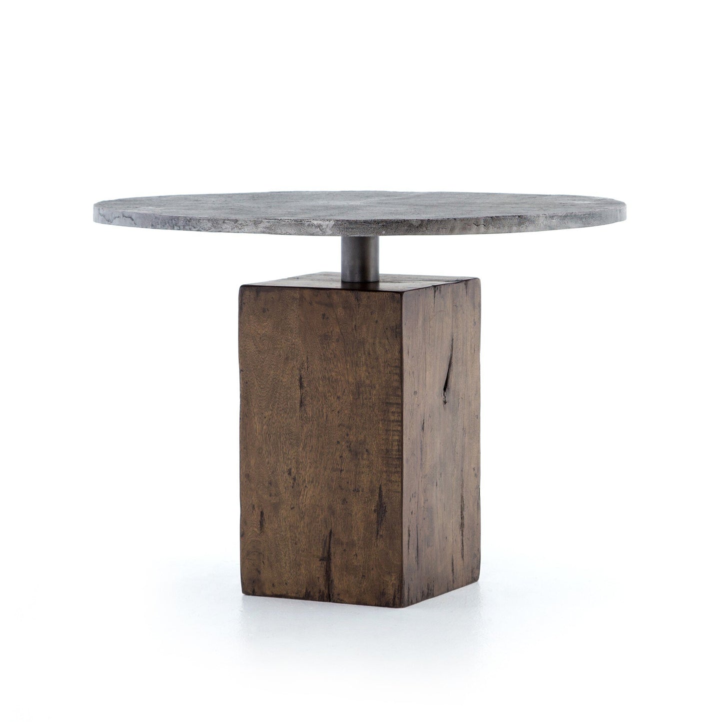 Baldric Bistro Table - Light Gunmetal