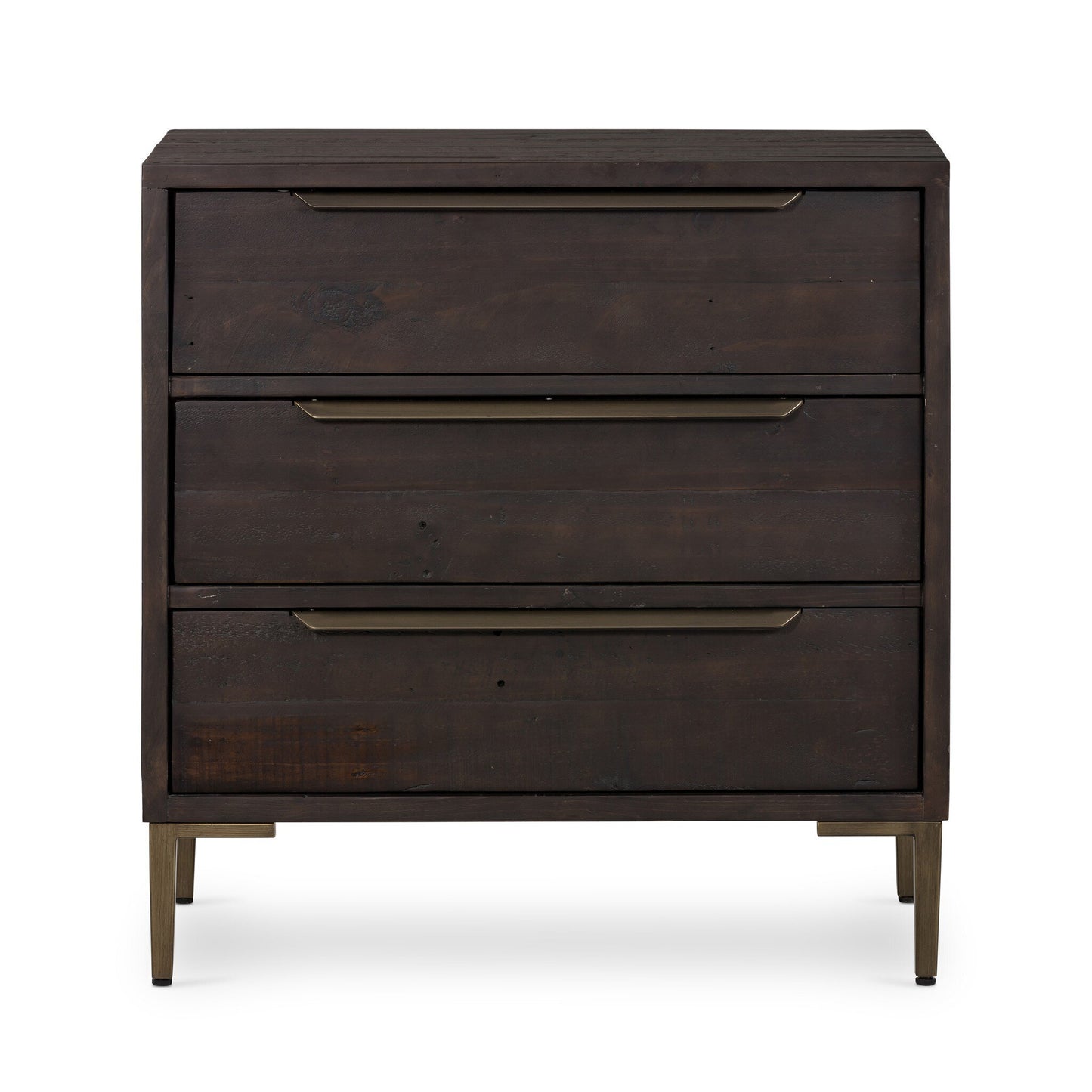 Wulfstan 3 Drawer Dresser - Dark Carbon