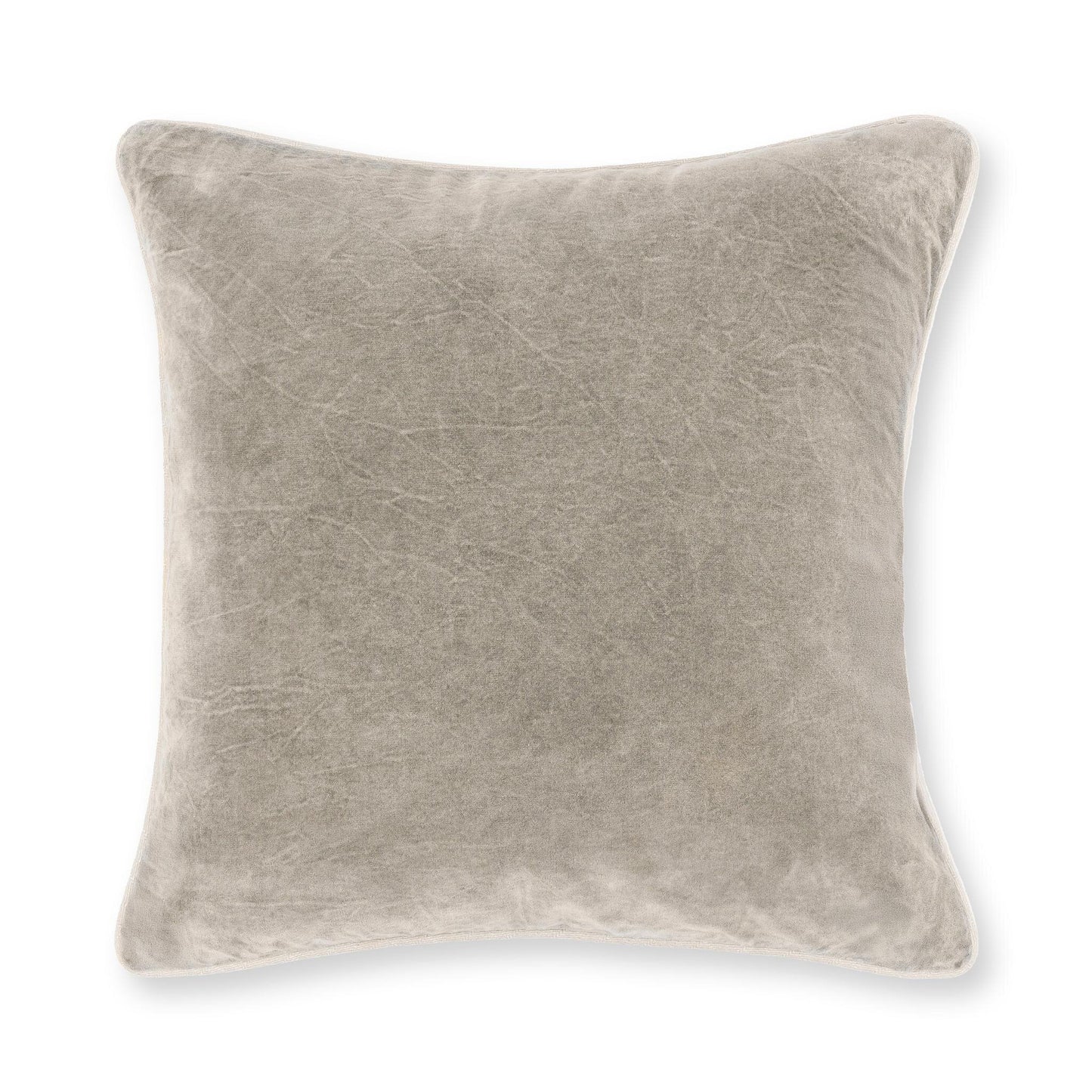 Harwick Velvet Stone Gray 18x18