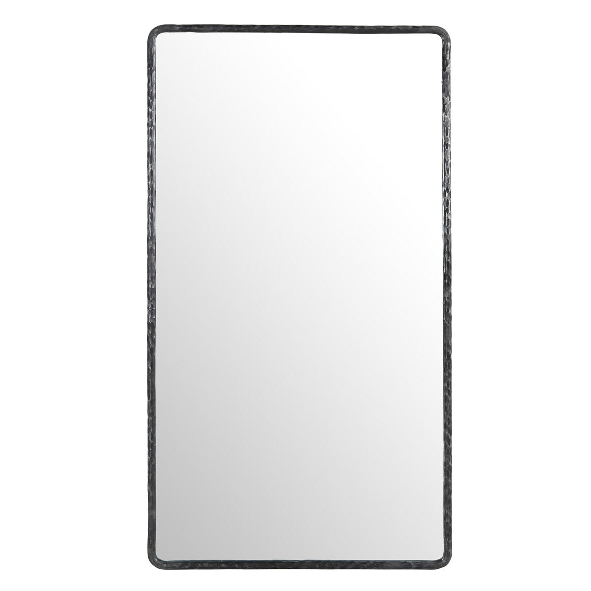 Hadric 78" Floor Mirror Hammered Metal