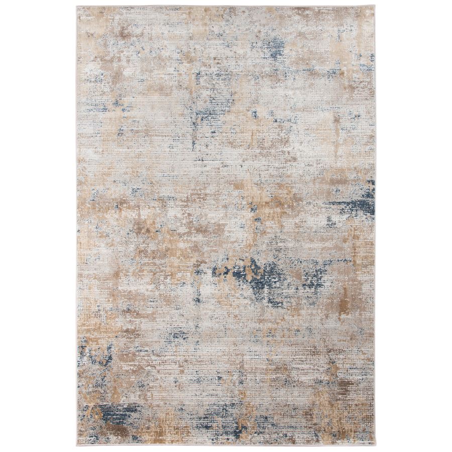 Hadric Menno Gold Polyester Blend Area Rug 8'6"x11'6"