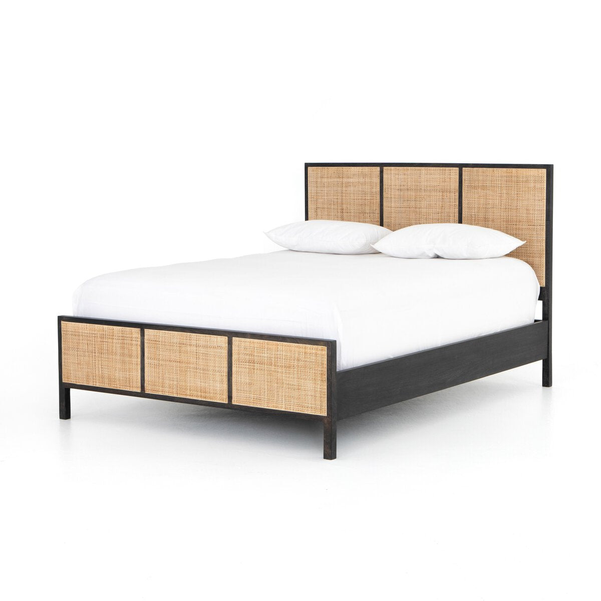 Stirling Bed - Black Wash