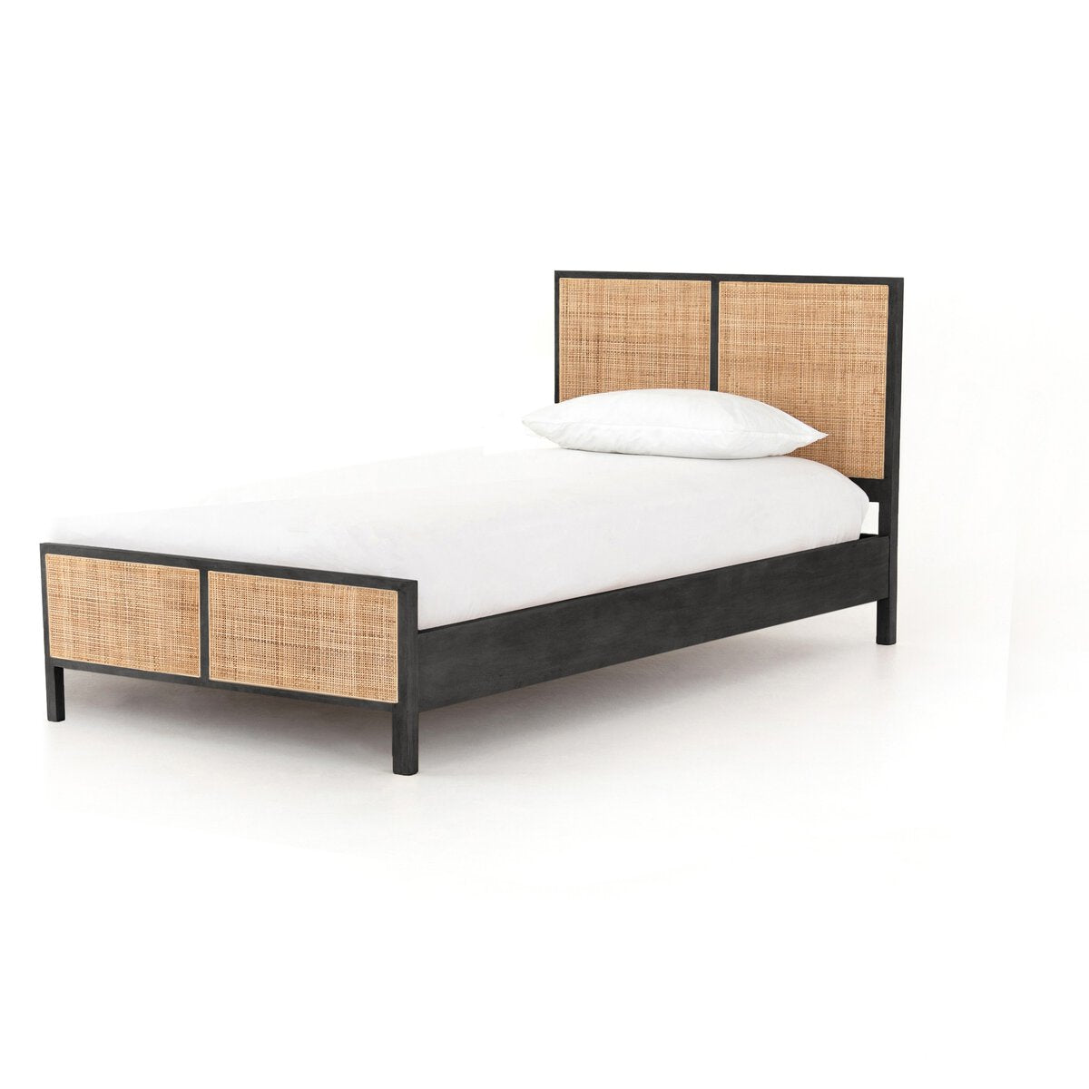 Stirling Bed - Black Wash