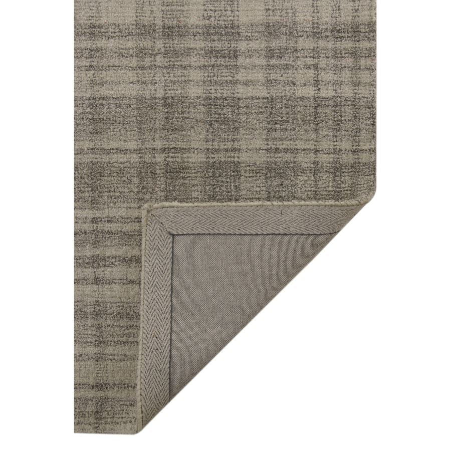 Leofwin Turlen Ivory Hand-Tufted Wool Area Rug 8'6"x11'6"