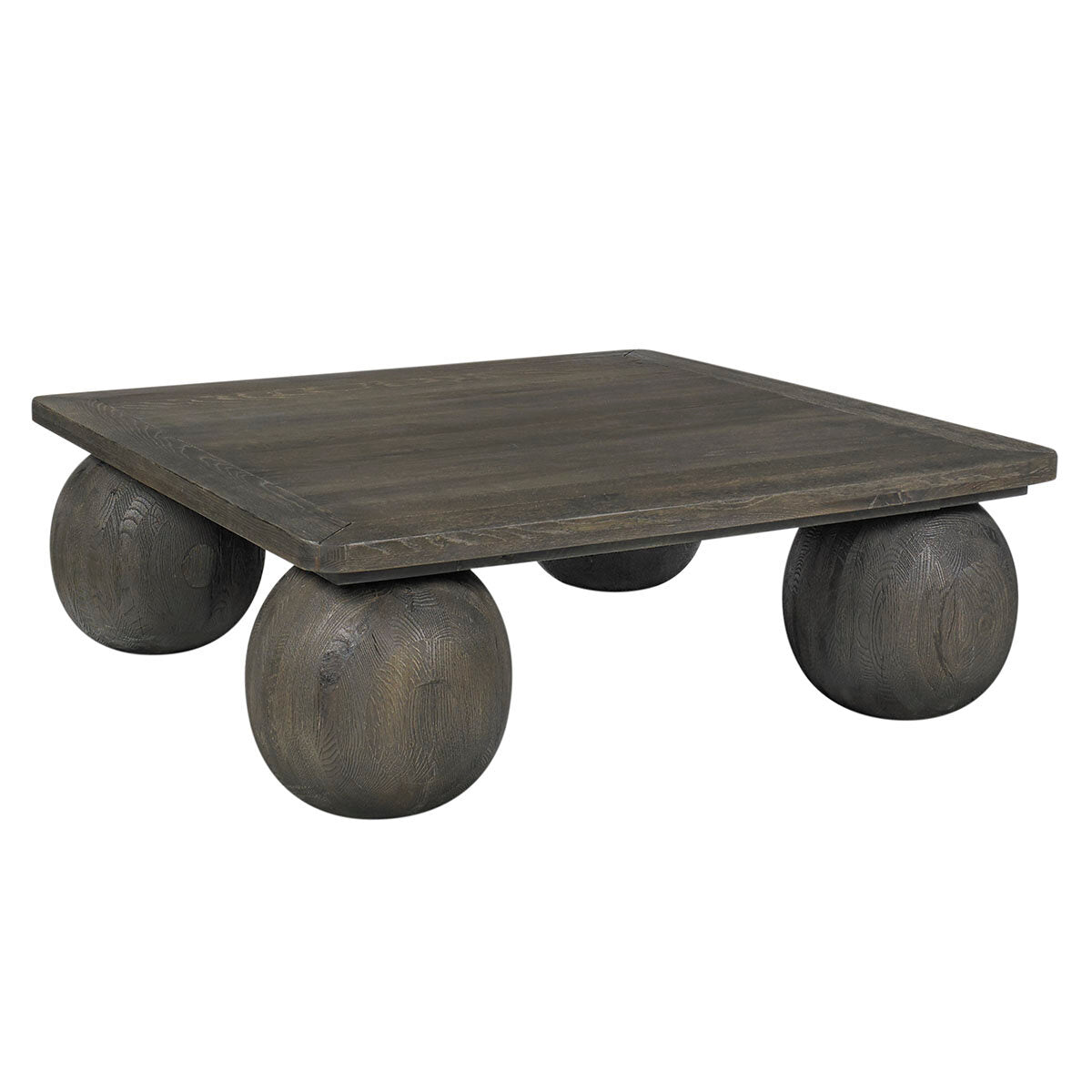 Raedric Square Coffee Table Dark Brown