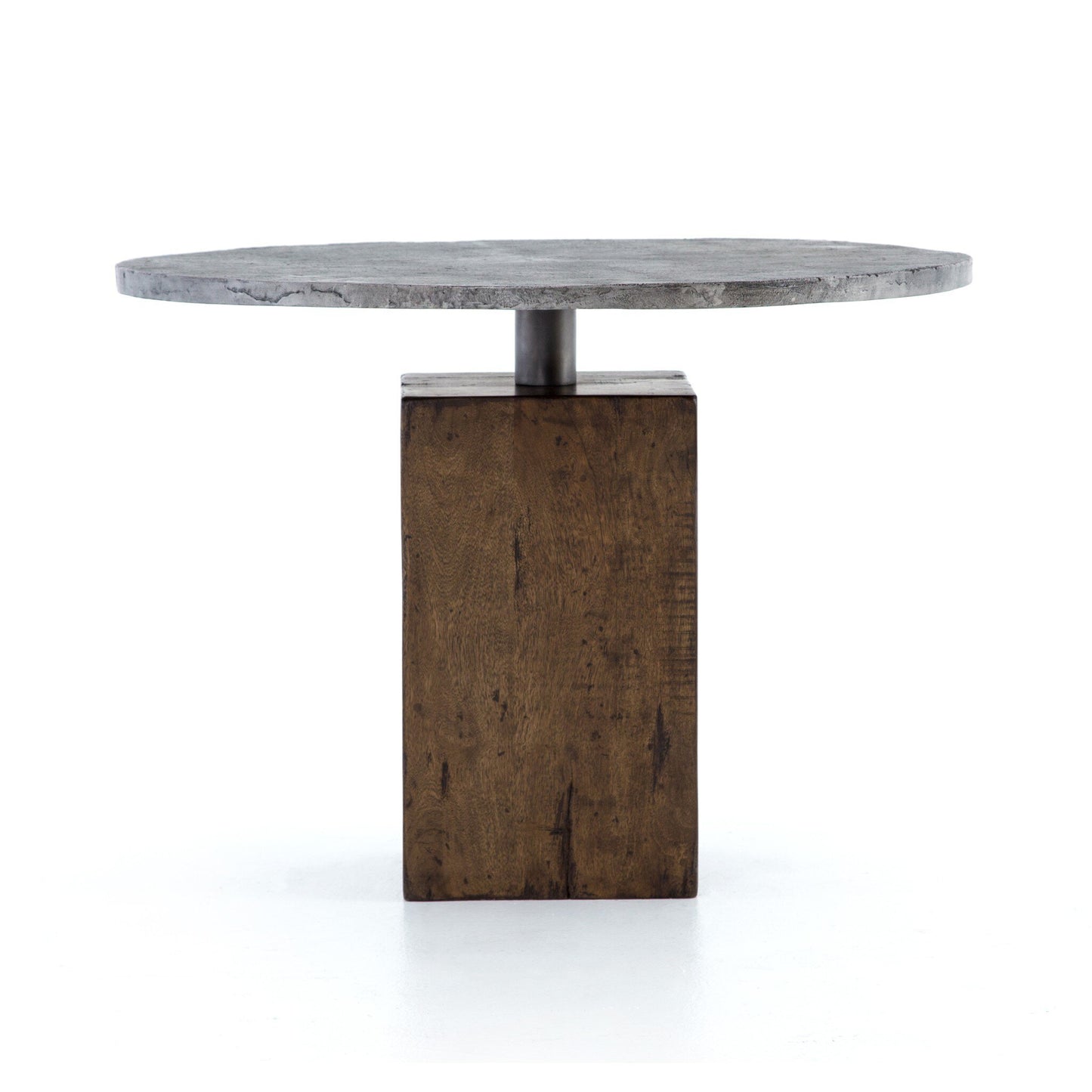 Baldric Bistro Table - Light Gunmetal