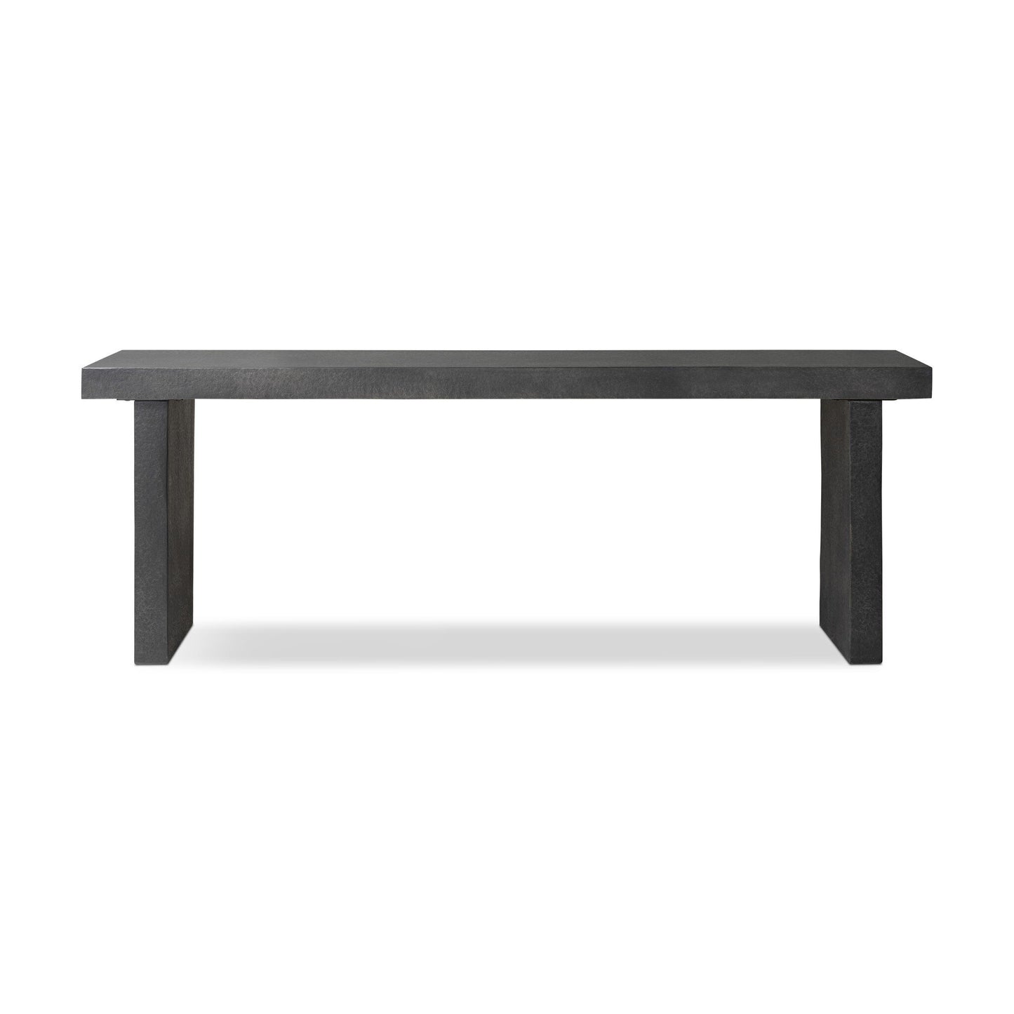 Harborea Outdoor Console Table - Distressed Graphite Concrete