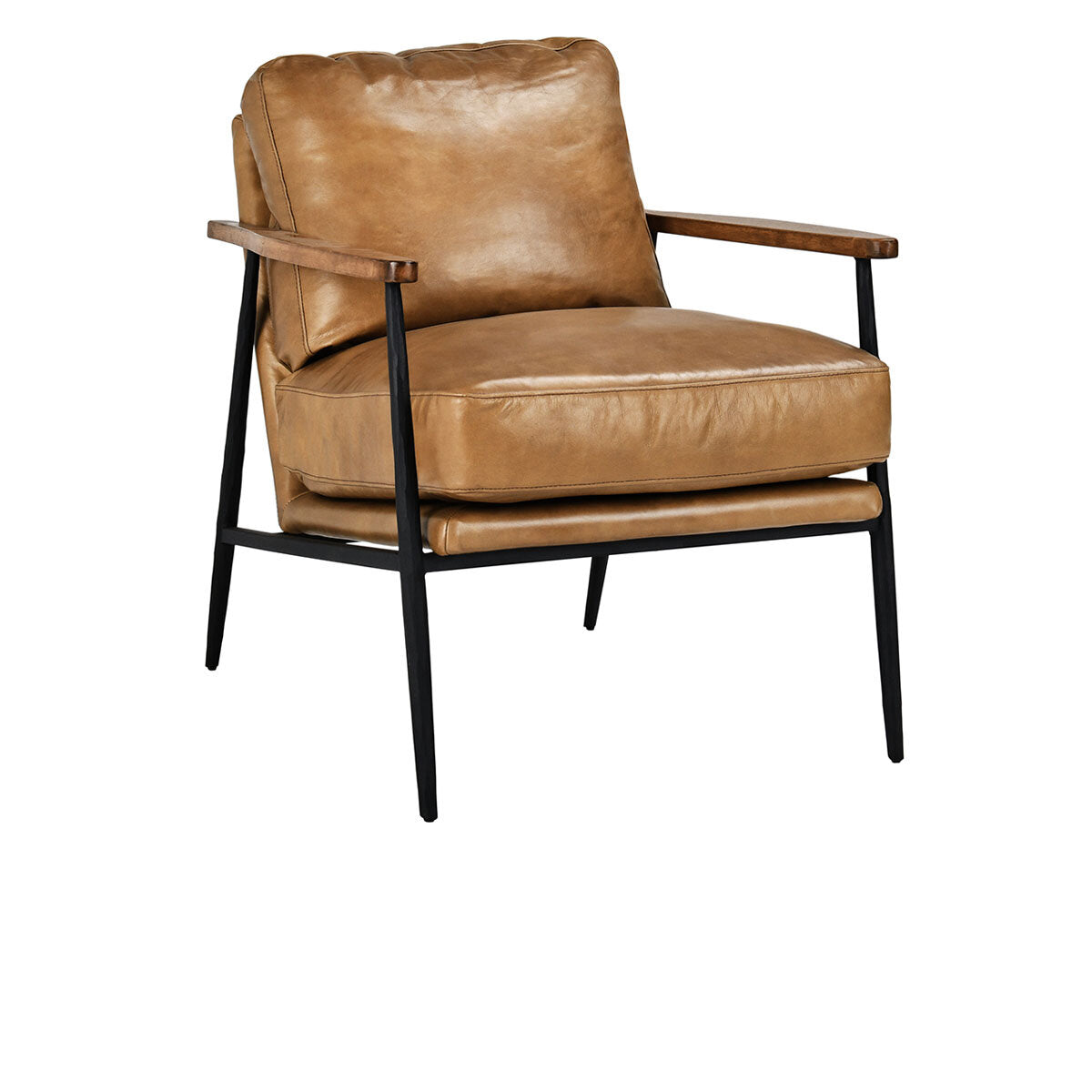 Crispin Accent Chair Jet Black
