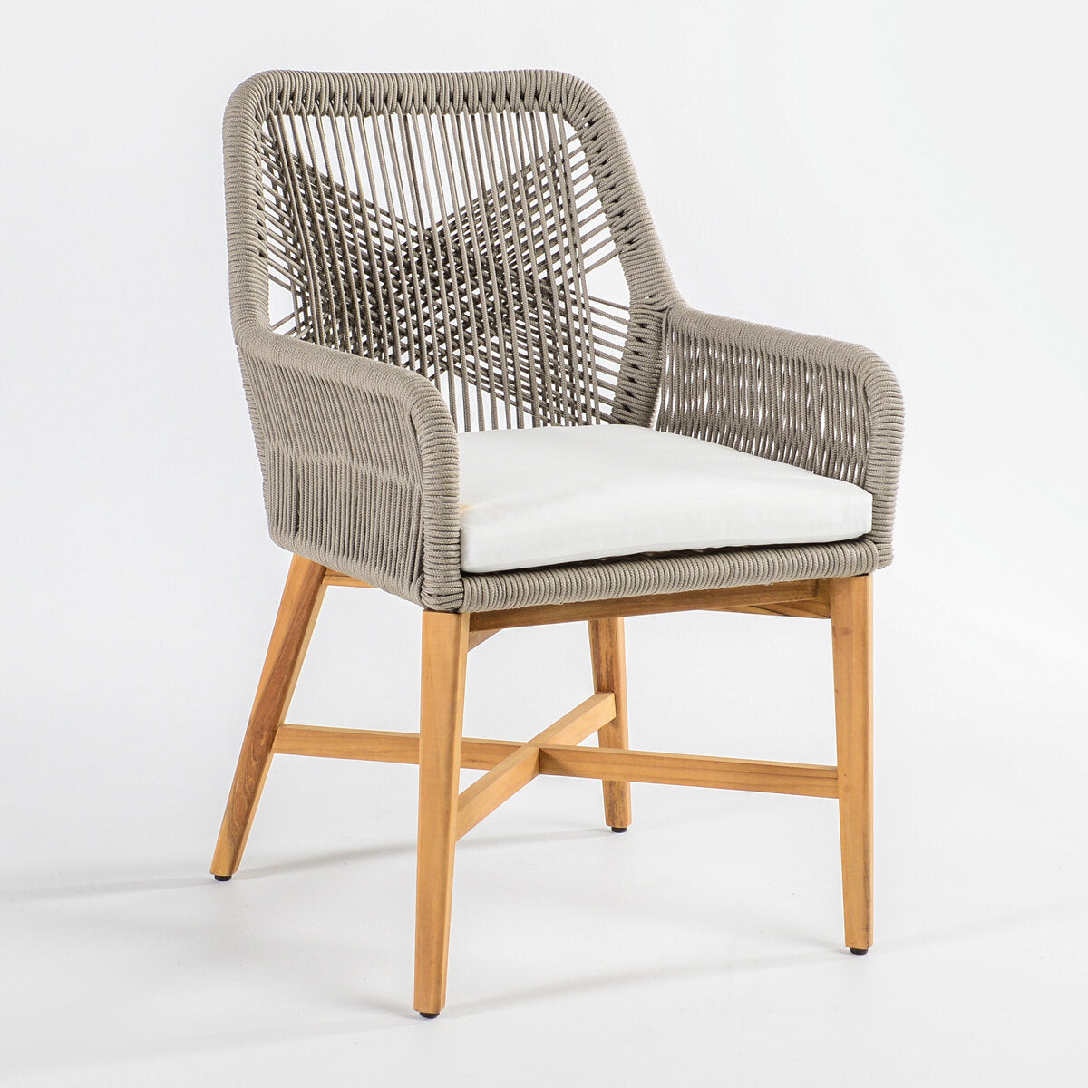 Magnus Outdoor Dining Chair Gray