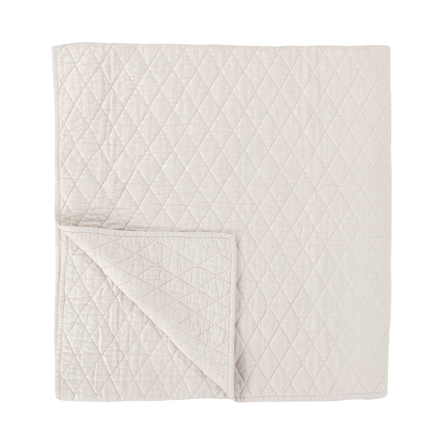 Valdric Lana White Queen Quilt