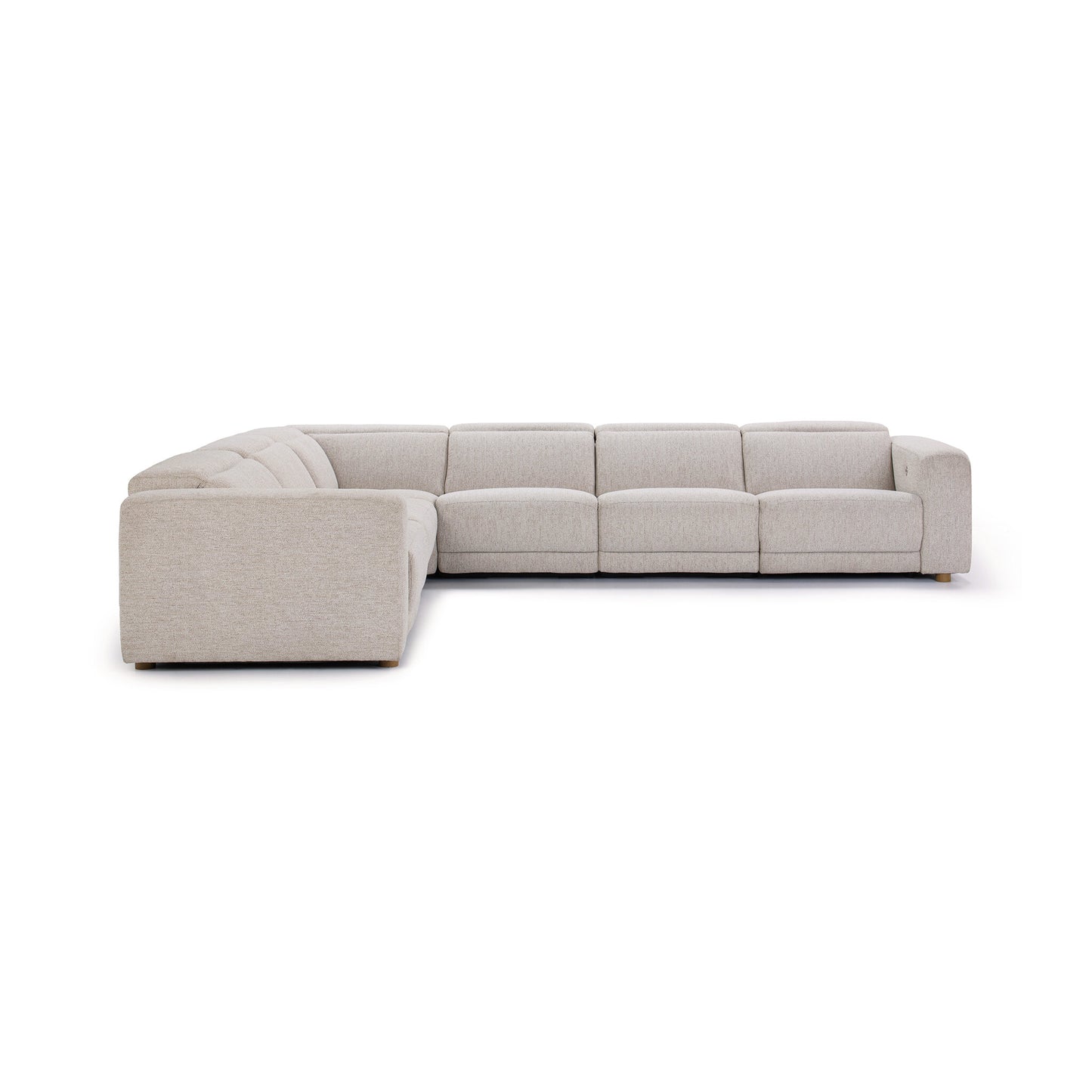 Kenric 6 Piece Reclining Sectional Gray